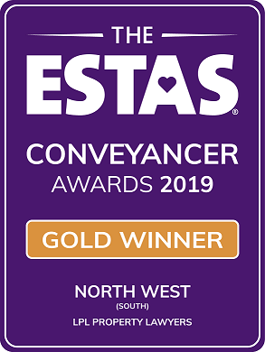 2019 Gold Winner North West ESTA Conveyancer Awards 2019 LPL